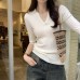 Small Batch Flip Collar Slim Fit Mid-length Sleeve Knitwear Small Batch Flip Collar Slim Fit Mid-length Sleeve Knitwear