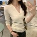 Small Batch Flip Collar Slim Fit Mid-length Sleeve Knitwear Small Batch Flip Collar Slim Fit Mid-length Sleeve Knitwear
