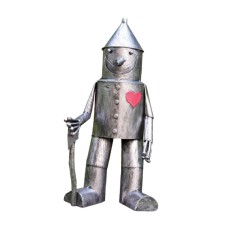 Garden Statue Decor Resin Tin Man Ornaments Sculpture for Lawn Balcony House