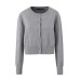 Round neck single breasted top for women