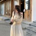 Pure Desire Strapless One-Shoulder Knit Cover-Up Two-Piece Set Women's Knit Top Inner Wear