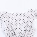 Retro spicy girl polka dot hugging sleeveless top Retro spicy girl polka dot hugging sleeveless top