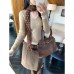 Style Color-Block V-Neck Knit Top for Women, Slim Fit