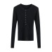 Slim fit elastic round neck top Slim fit elastic round neck top
