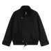 High collar cotton padded semi high collar cotton clothing