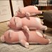 Cute Love Pig Plush Toy Long Pillow for Kids, Soft Stuffed Animal for Bed Sleeping, Children's Cushion Pillow