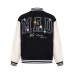 Embroidered letter baseball jersey