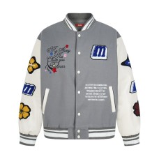 Embroidered letter baseball jersey Embroidered letter baseball jersey