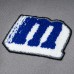 Embroidered letter baseball jersey