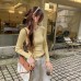 Dopamine Style Slim Fit Long Sleeve Inner Knit Top for Women