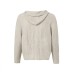 Fried Dough Twists Pattern Rhombic Zipper Knit