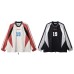 Color blocked V-neck jersey