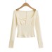 Lace lace slim fit top