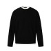 Splicing fake two-piece semi open collar top Splicing fake two-piece semi open collar top