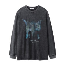 Shadow Butterfly Printed Long Sleeve
