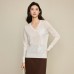 V-neck long sleeved top