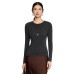 Round neck slim fit top