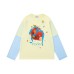Fake two striped color blocked long sleeves Fake two striped color blocked long sleeves