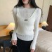 Stylish Layered Knit Mock Two-Piece Top for Women