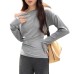 Chic Off-Shoulder Slim-Fitting Crop Top for Women Long Sleeve Chic Off-Shoulder Slim-Fitting Crop Top for Women Long Sleeve