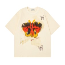 Butterfly Blurred Printed Short Sleeve