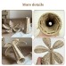 Handwoven Straw Flowers & Coconut Tree Sculpture, Boho Home Decor, Aesthetic Instagram Props for Photography