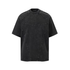 Blank washed old short sleeves