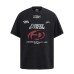 Vintage printed short sleeves with letters