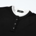 Fake two contrasting round neck short sleeves