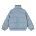 Retro plush collar for vintage denim cotton clothing