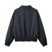 Washed vintage men's collar jacket