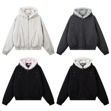 Retro deconstruction of mountain carved fur collar and velvet jacket for men Retro deconstruction of mountain carved fur collar and velvet jacket for men