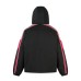 Thickened fur collar hooded racing cotton jacket