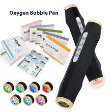Handheld Facial Cleansing and Skin Renewal Device with Oxygen Bubble Technology for Hydration and Skin Care