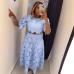 Sleeve Length  Neckline   Hollow Out Design  Short Sleeve  Round Neck  Women's Two-Piece Set
