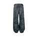 Washed vintage cat whiskers deep blue micro flared jeans