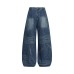 Deconstructing Embroidered Loose Casual Bent Knife Jeans Deconstructing Embroidered Loose Casual Bent Knife Jeans