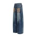 Deconstructing Embroidered Loose Casual Bent Knife Jeans Deconstructing Embroidered Loose Casual Bent Knife Jeans