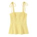 Slim fit bow decoration for slim fit top