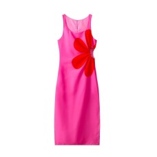 Printed Strapless Dress with Elegant Design, A-Line Silhouette, Women's Dress