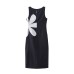 Printed Strapless Dress with Elegant Design, A-Line Silhouette, Women's Dress