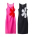 Printed Strapless Dress with Elegant Design, A-Line Silhouette, Women's Dress