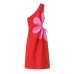 Fashionable Floral Print Off-Shoulder Dress for Women