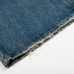 Color blocking wash gradient denim pants