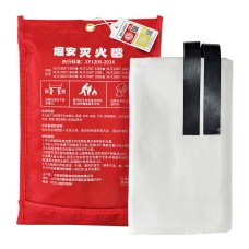 Fire extinguishing blanket for outdoor escape in restaurants
