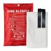 Fire extinguishing blanket for outdoor escape in restaurants