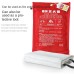 Fire extinguishing blanket for outdoor escape in restaurants
