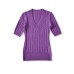 V-neck short sleeved top for women