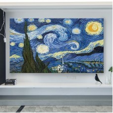 K1V oil painting light luxury TV cover dust cover cloth dust cover cover 55 inch 65 inch LCD TV cover new cover