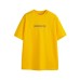 Japanese Style Letter Print Design Short Sleeve Round Neck Casual Loose Unisex T-Shirt